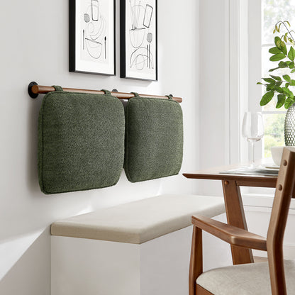 Modway - Anela Wall-Mounted Chenille Upholstered Full Headboard by Modway  Bedroom Headboards Brown - MOD-7211-SGE-WAL