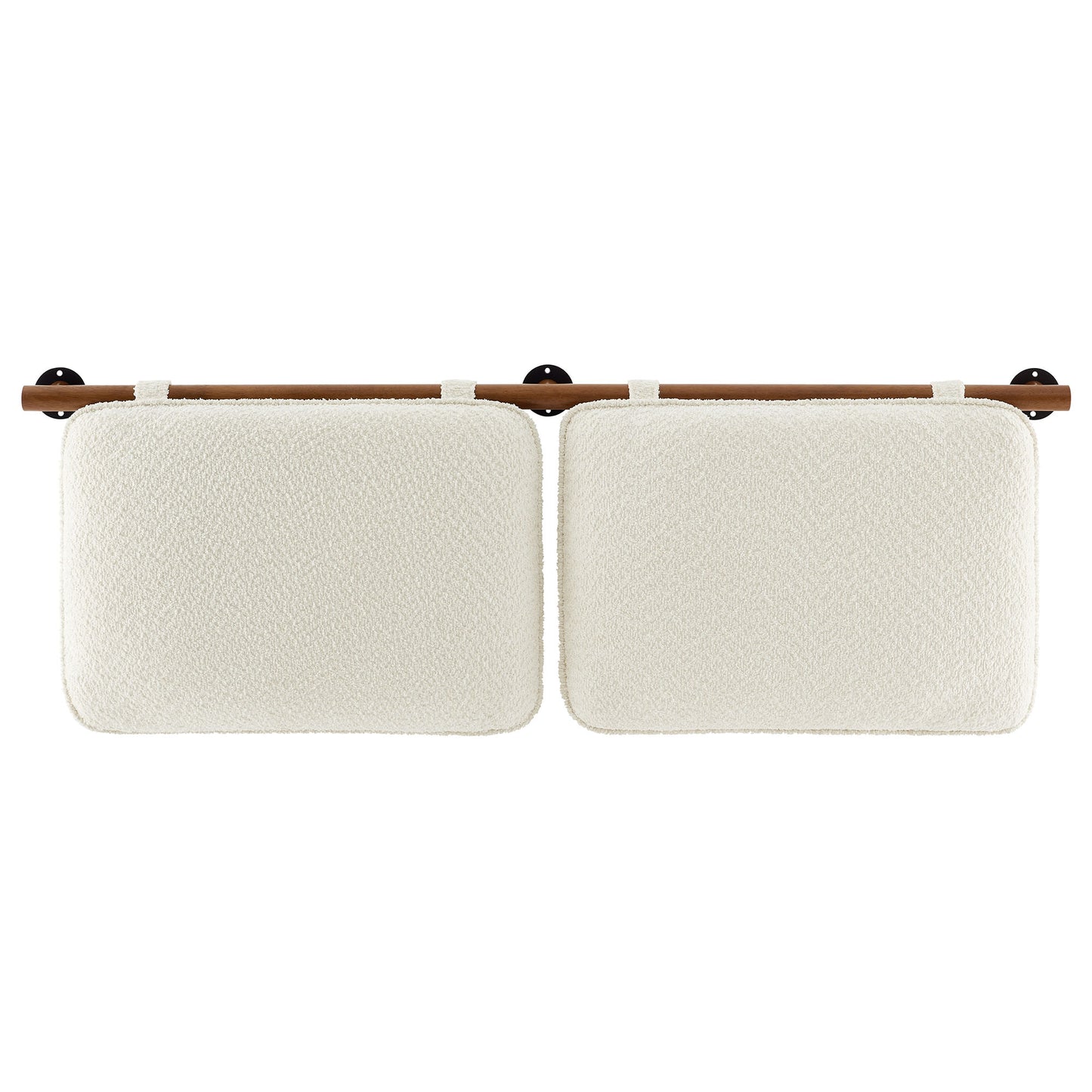 Modway - Anela Wall-Mounted Chenille Upholstered Queen Headboard by Modway  Bedroom Headboards Brown - MOD-7212-CRE-WAL