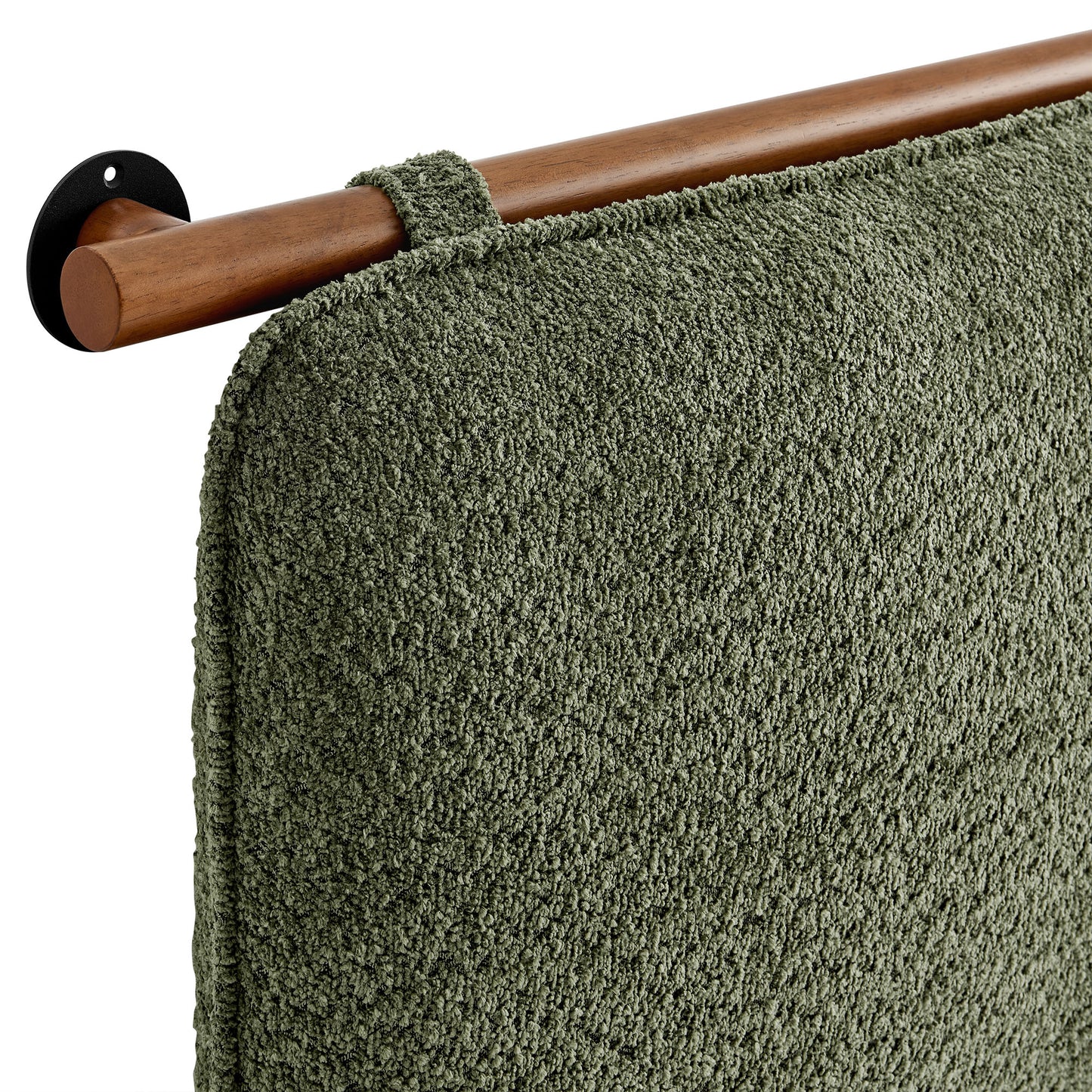 Modway - Anela Wall-Mounted Chenille Upholstered Queen Headboard by Modway  Bedroom Headboards Brown - MOD-7212-SGE-WAL