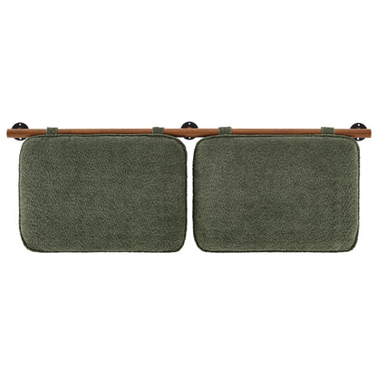 Modway - Anela Wall-Mounted Chenille Upholstered King Size Headboard by Modway  Bedroom Headboards Brown - MOD-7213-SGE-WAL