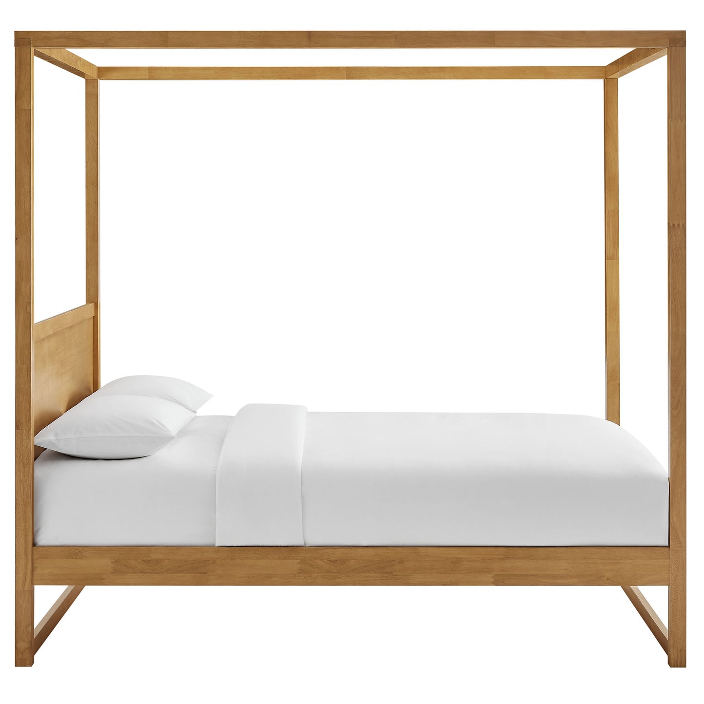 Modway - Alva Queen Wood Canopy Platform Bed by Modway  Bedroom Beds Brown - MOD-7215-OAK