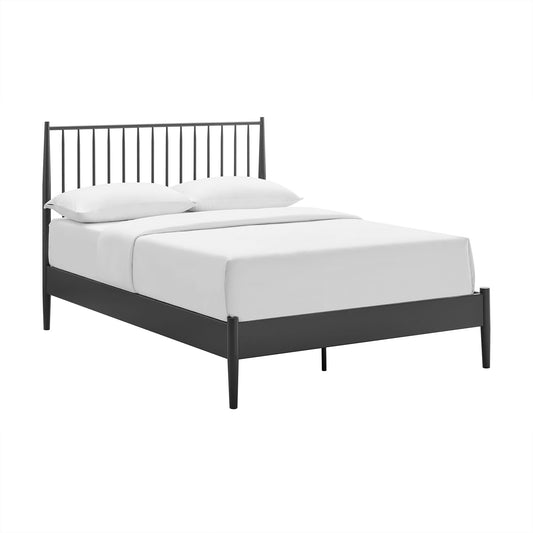 Modway - Adair Spindle Metal Full Platform Bed by Modway  Bedroom Beds Black - MOD-7218-CHA