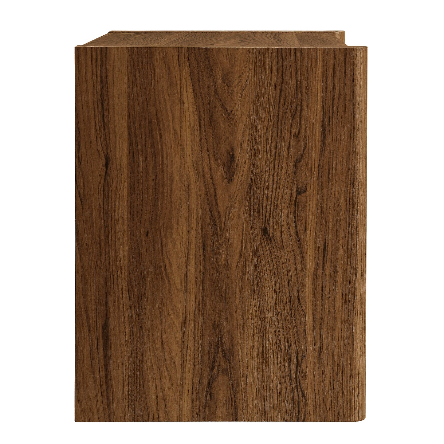 Modway - Emric Wave Nightstand by Modway Bedroom Case Goods Walnut - MOD-7236-WAL
