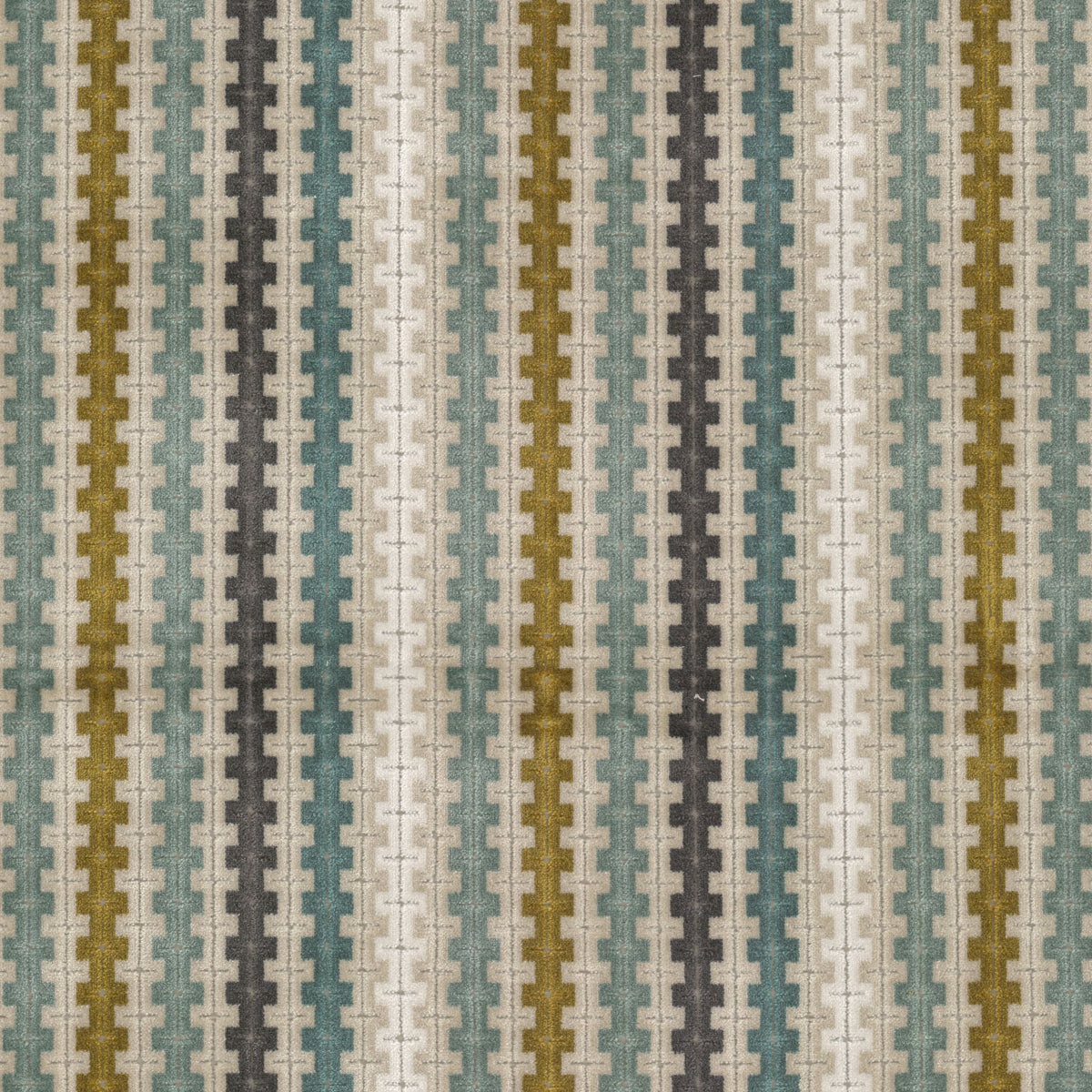 STOUT TEXTILES  UPHOLSTERY,VELVET TRANSITIONAL,, STRIPE PEACOCK   - MOJO-1