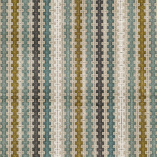 STOUT TEXTILES  UPHOLSTERY,VELVET TRANSITIONAL,, STRIPE PEACOCK   - MOJO-1