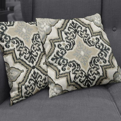 NICHOLASJOHN INC NJ-CROMPTON Saddlewood Large Scale,Medallion,Traditional   Fabric - NJ25-2269