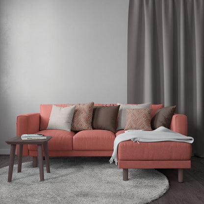 NICHOLASJOHN INC NJ-MARILYN Coral Solid,Texture   Fabric - NJ25-2270