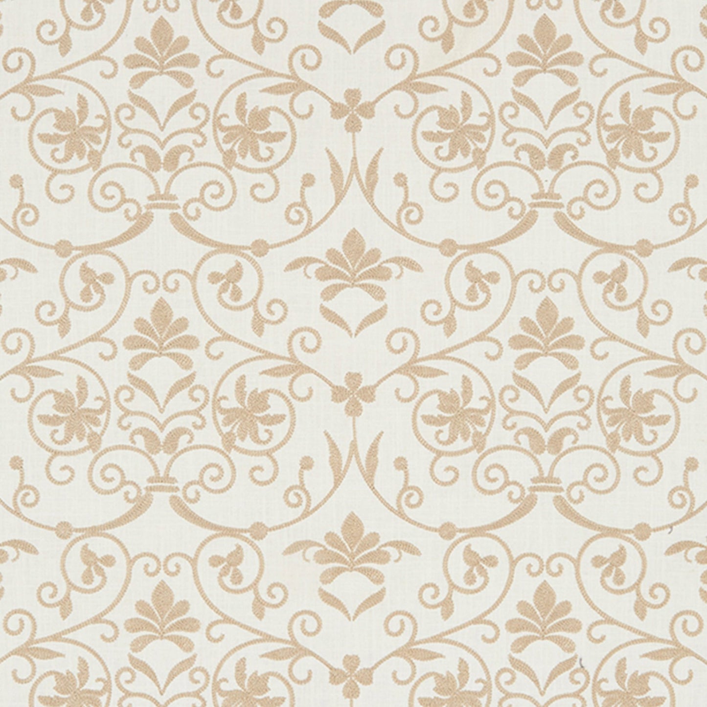 JF Fabrics MONTIS 34 Fabric Traditional,Transitional,Contemporary,Floral Creme,Beige  Embroidery - 7628834 J8201