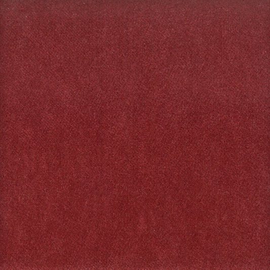 STOUT TEXTILES  UPHOLSTERY,VELVET TRADITIONAL, SOLID BEET   - MOOR-11