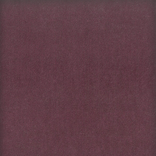 STOUT TEXTILES  UPHOLSTERY,VELVET TRADITIONAL, SOLID PLUM   - MOOR-15