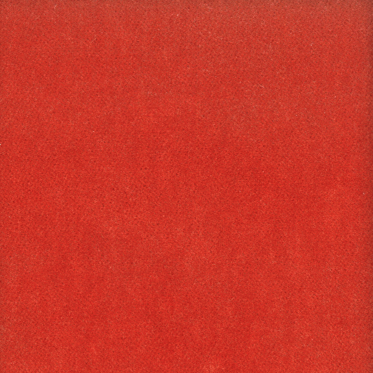STOUT TEXTILES  UPHOLSTERY,VELVET TRADITIONAL, SOLID TOMATO   - MOOR-31