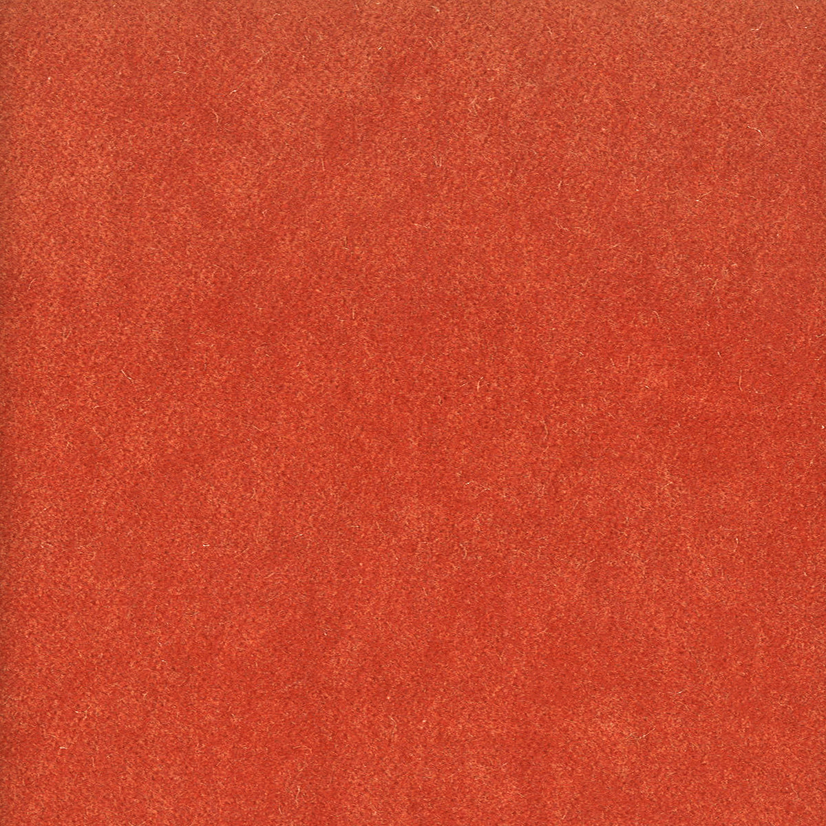 STOUT TEXTILES  UPHOLSTERY,VELVET TRADITIONAL, SOLID TERRACOTTA   - MOOR-41