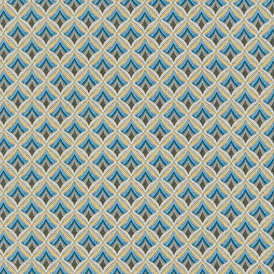 JF Fabrics MORRISON 64 Fabric Traditional,Transitional,Contemporary,Diamond,Geometric Blue,Turquoise  Jacquard,Texture - 5949264 J7731