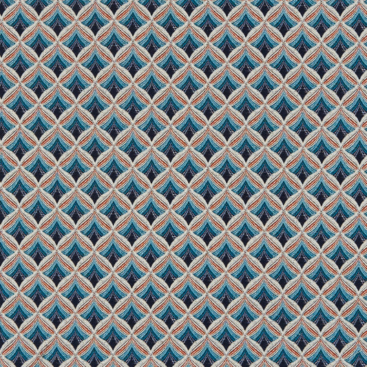 JF Fabrics MORRISON 69 Fabric Traditional,Transitional,Contemporary,Diamond,Geometric Blue,Turquoise  Jacquard,Texture - 5949269 J7731