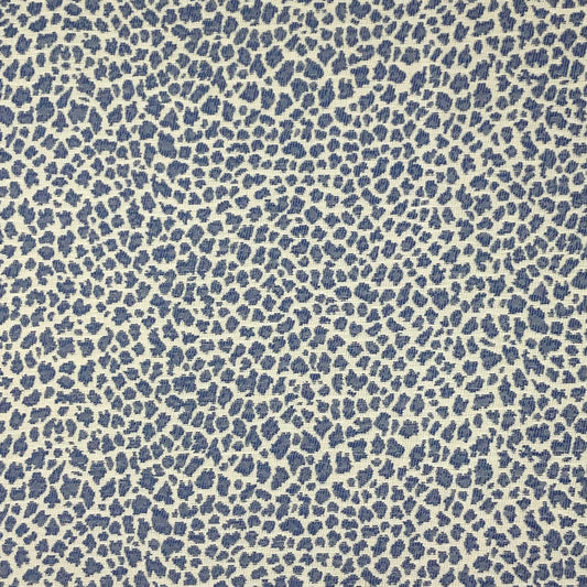 JF Fabrics Bella Dura Home MOXIE 64 Fabric Animal, Novelty, Contemporary, Mini Blue, White  Jacquard, Outdoor - 9058164 J9411