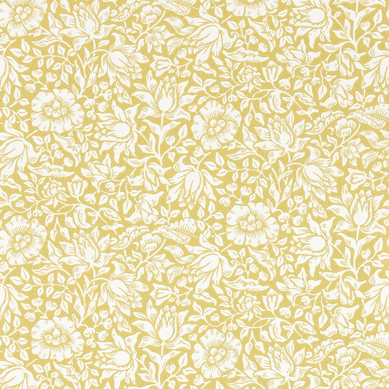 MORRIS & CO Mallow Wallpaper Contemporary, Floral Weld  Surface- Printed Wallpaper - MSIM217072