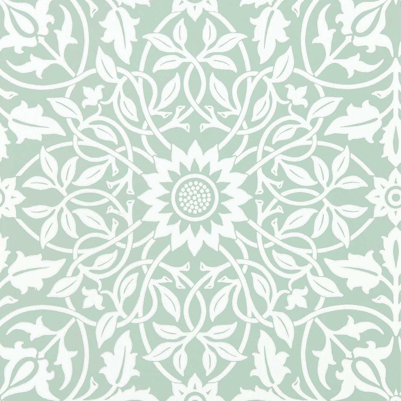 MORRIS & CO St James Ceiling Wallpaper Contemporary, Floral Willow  Surface- Printed Wallpaper - MSIM217077