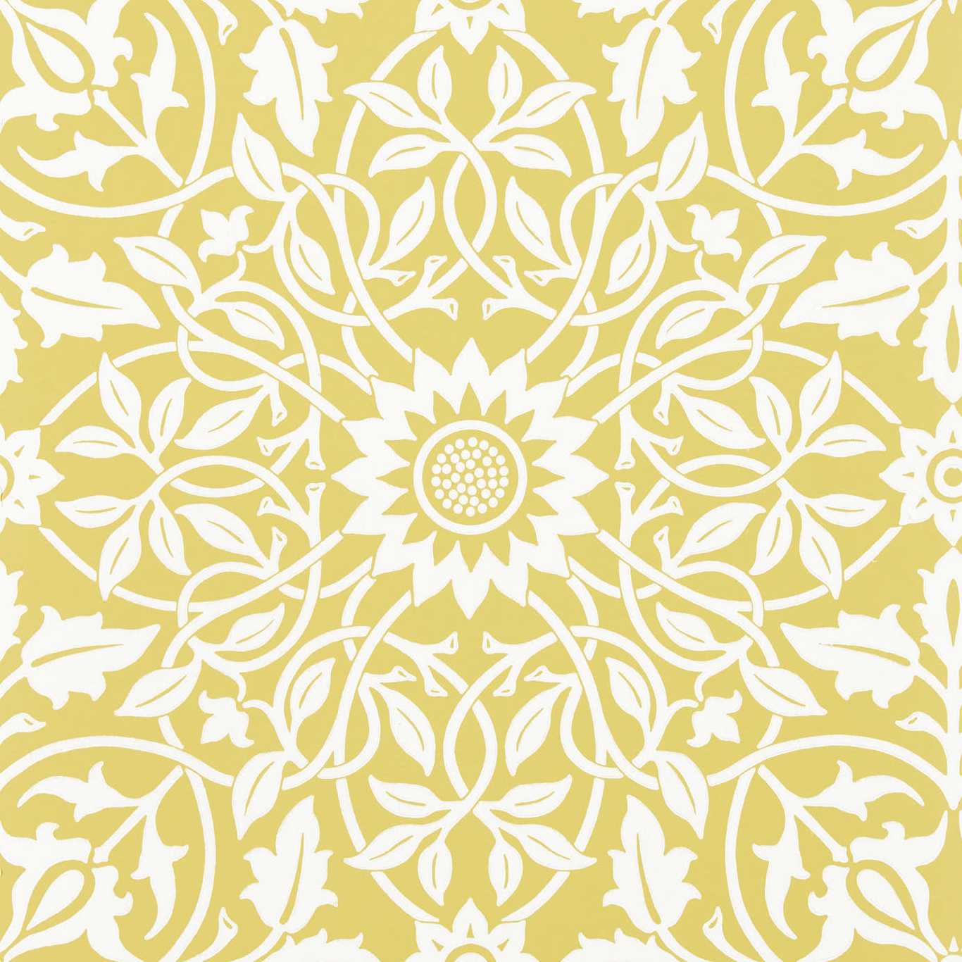 MORRIS & CO St James Ceiling Wallpaper Contemporary, Floral Sunflower  Surface- Printed Wallpaper - MSIM217078