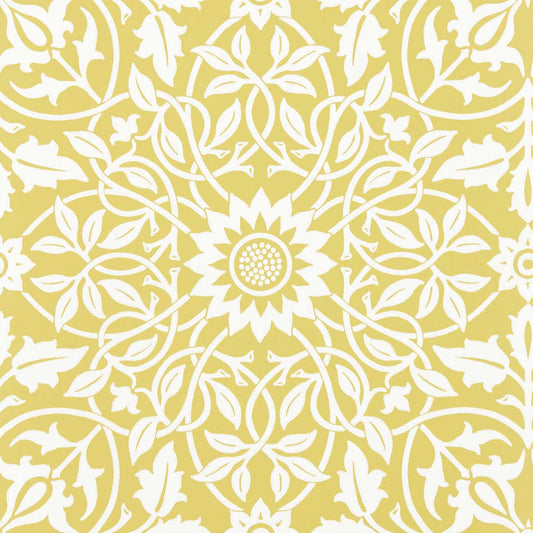 MORRIS & CO St James Ceiling Wallpaper Contemporary, Floral Sunflower  Surface- Printed Wallpaper - MSIM217078