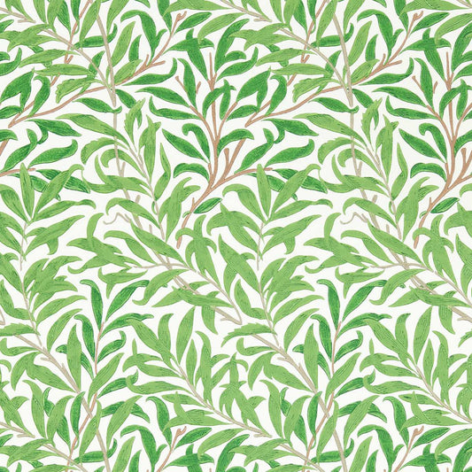 MORRIS & CO Willow Boughs Wallpaper Leaves , Trees Leaf Green  Surface- Printed Wallpaper - MSIM217081