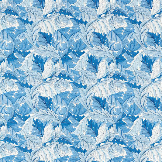 MORRIS & CO Acanthus Fabric Leaves , Trees Woad   - MSIM226897