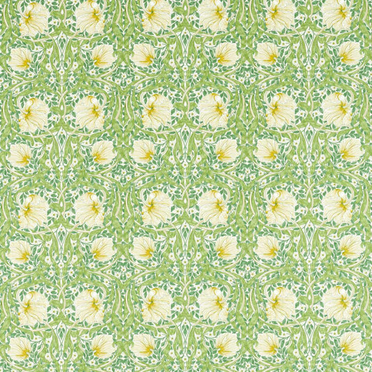 MORRIS & CO Pimpernel Fabric Leaves , Trees Weld, Leaf Green   - MSIM226898
