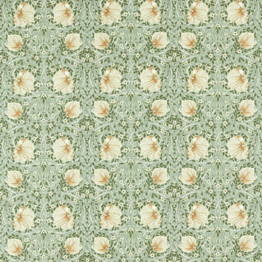 MORRIS & CO Pimpernel Fabric Leaves , Trees Bayleaf,Manilla   - MSIM226899