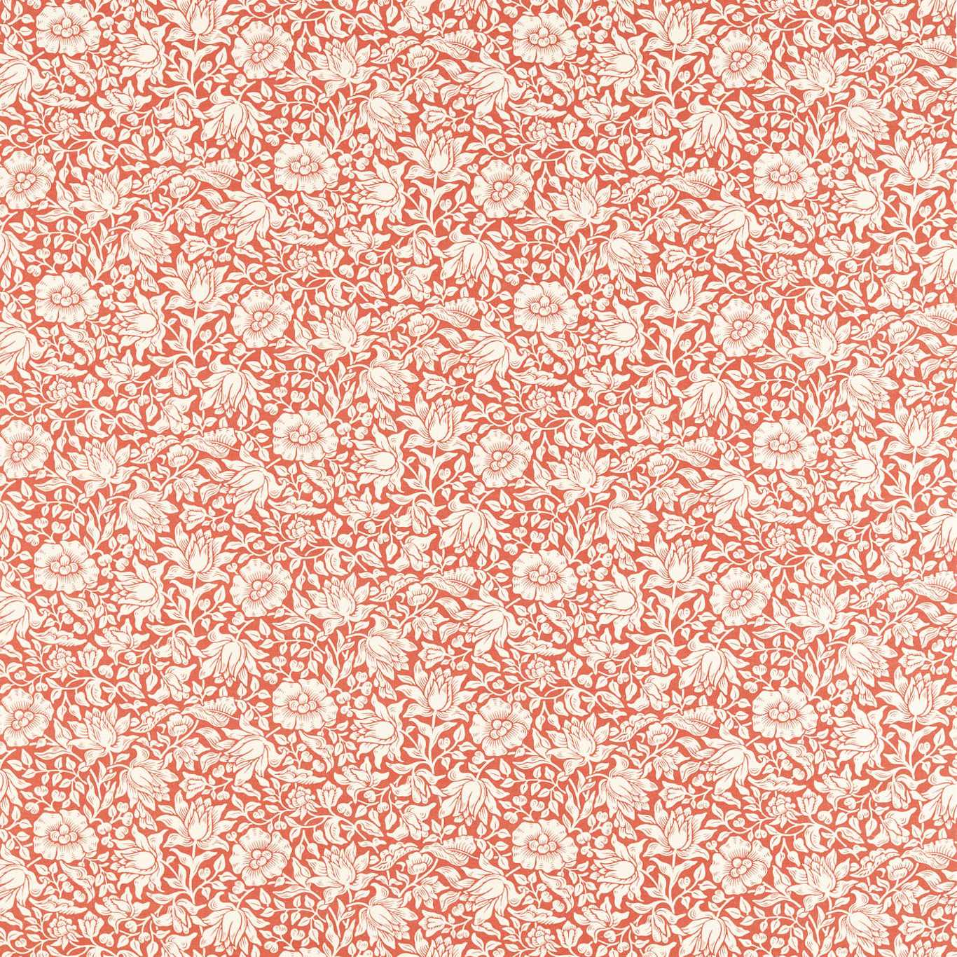 MORRIS & CO Mallow Fabric Contemporary, Floral Madder   - MSIM226920