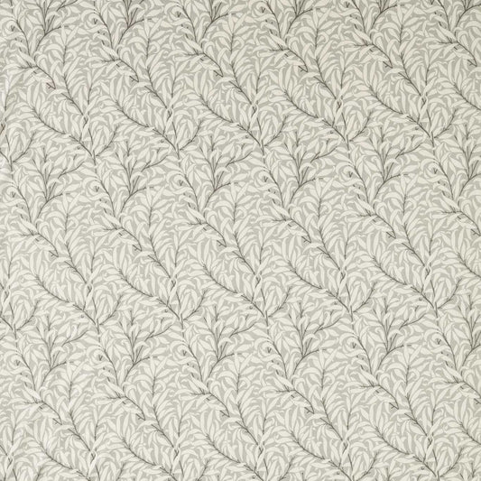 MORRIS & CO Pure Willow Boughs WW Fabric Leaves , Trees Grey   - MSWW227279