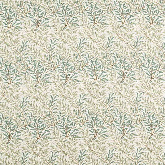 MORRIS & CO Willow Boughs WW Fabric Leaves , Trees Soft Teal,Mint   - MSWW227284