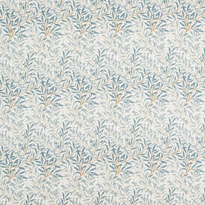 MORRIS & CO Willow Boughs WW Fabric Leaves , Trees Mineral Blue   - MSWW227285