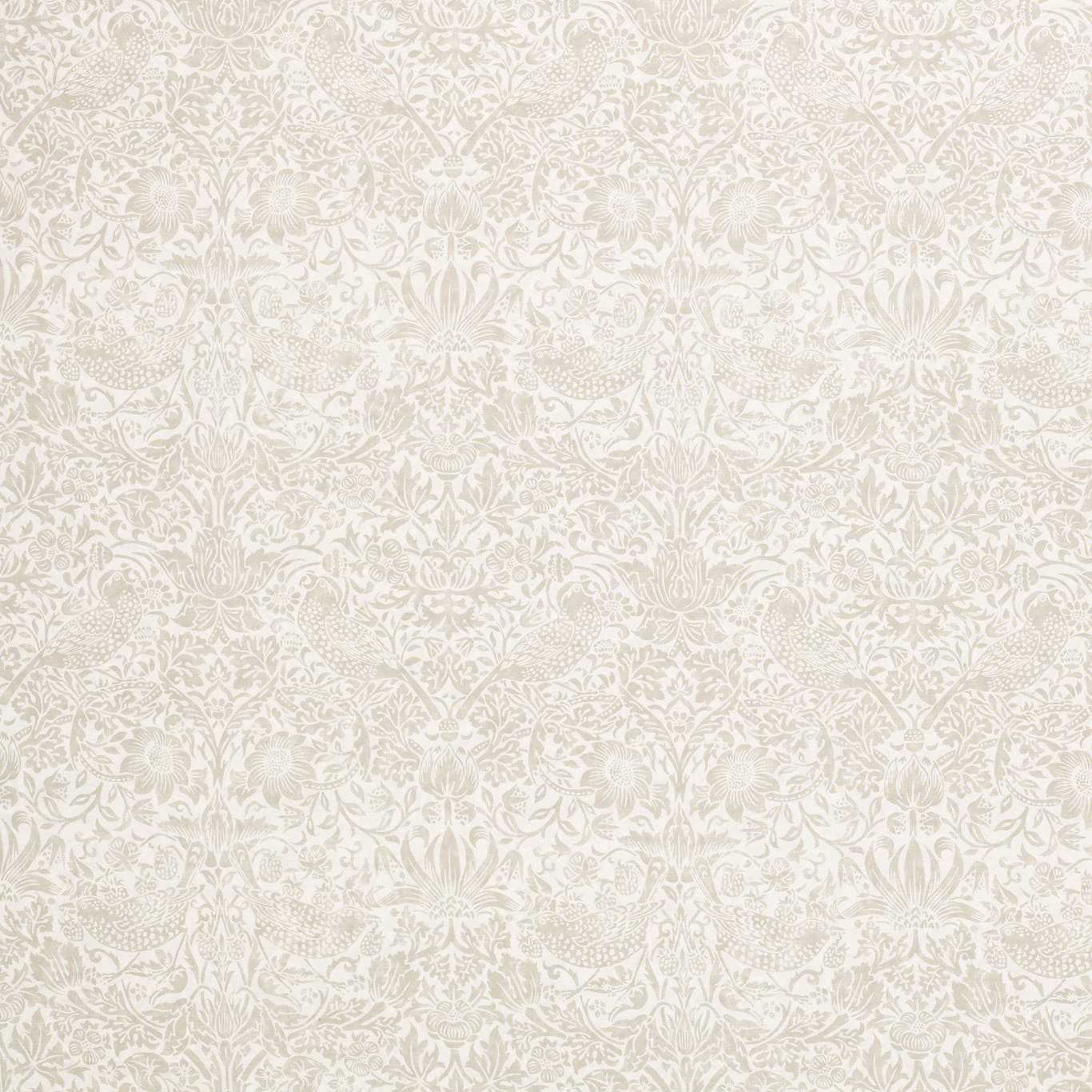 MORRIS & CO Pure Strawberry Thief Sheer WW Fabric Birds Linen   - MSWW227298