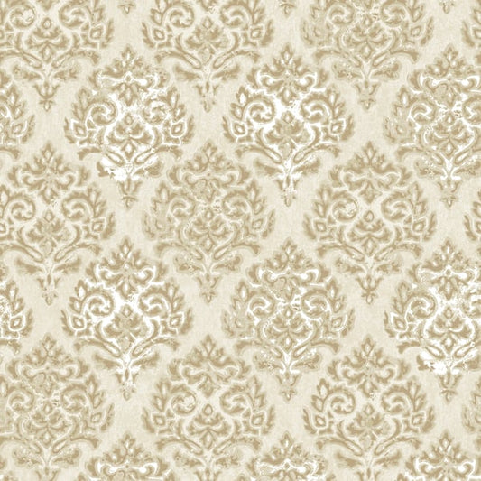 Galerie Wallcoverings Lustre Modern Damask Galerie Wallcoverings  Gold   - MT2009