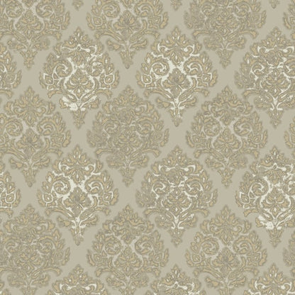Galerie Wallcoverings Lustre Modern Damask Galerie Wallcoverings  Gold   - MT2022