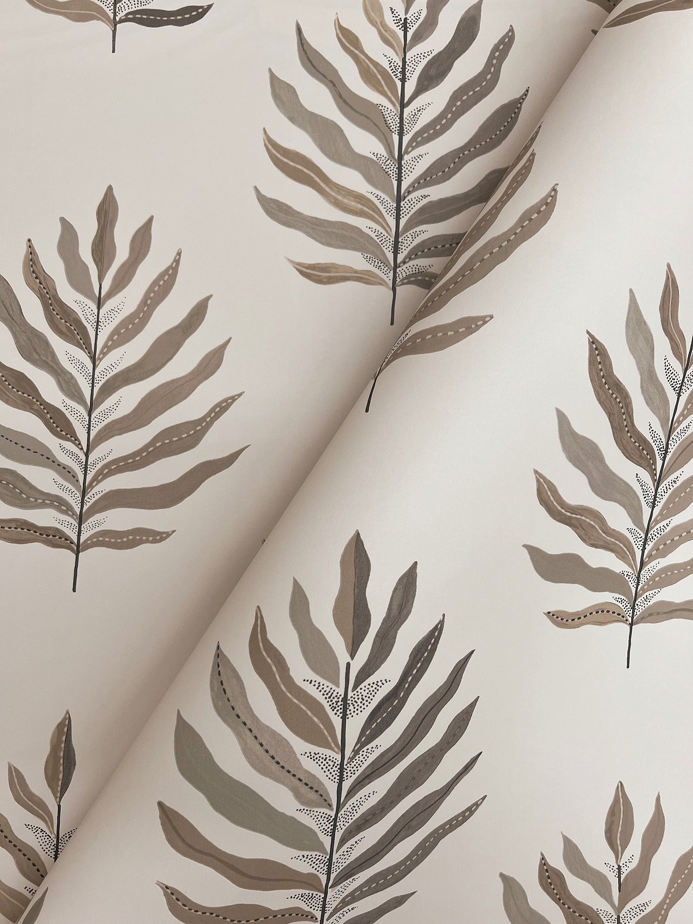 York Wallcoverings Montecito Miramar Sand Wallpaper Coastal Botanical Beiges   - MT5604