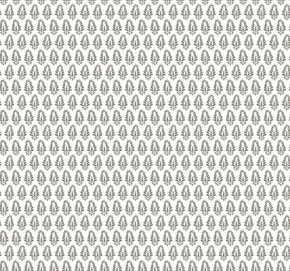 York Wallcoverings Montecito Mehndi Onyx Wallpaper Traditional Small Prints Whites and Off-Whites   - MT5608