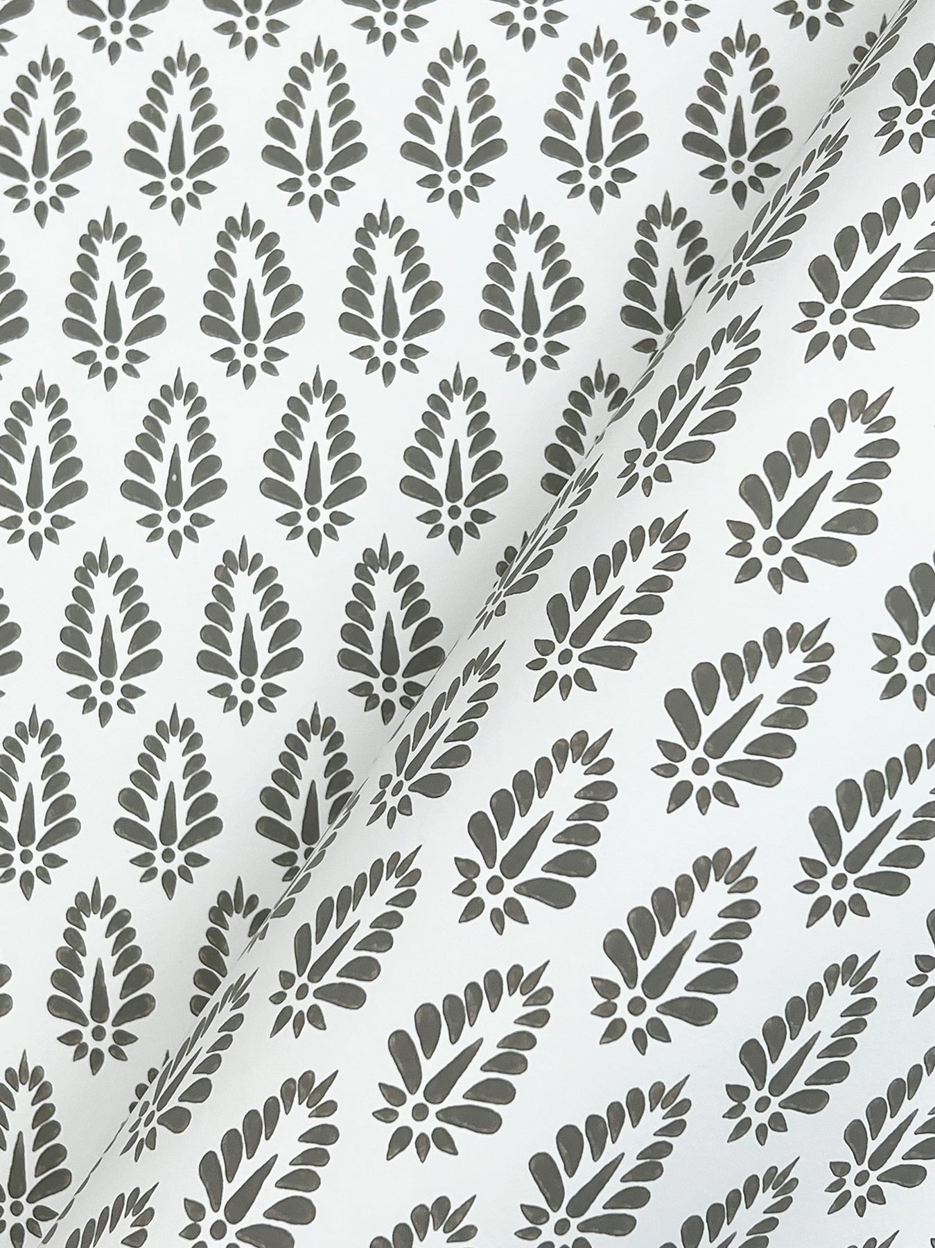 York Wallcoverings Montecito Mehndi Onyx Wallpaper Traditional Small Prints Whites and Off-Whites   - MT5608