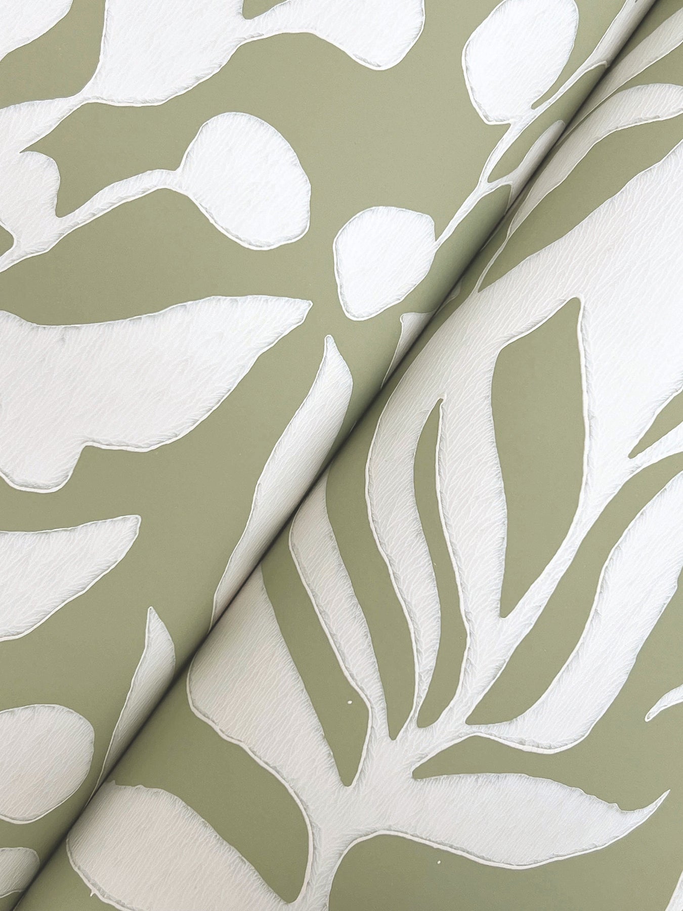 York Wallcoverings Montecito Olive Mill Palm Wallpaper Coastal Botanical Greens   - MT5614