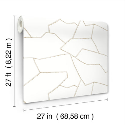 York Wallcoverings Montecito Suite Style Beach Wallpaper Modern Geometrics Whites and Off-Whites   - MT5623