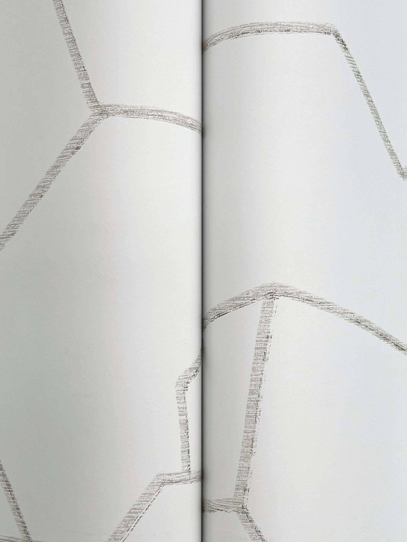 York Wallcoverings Montecito Suite Style Fog Wallpaper Modern Geometrics Whites and Off-Whites   - MT5625