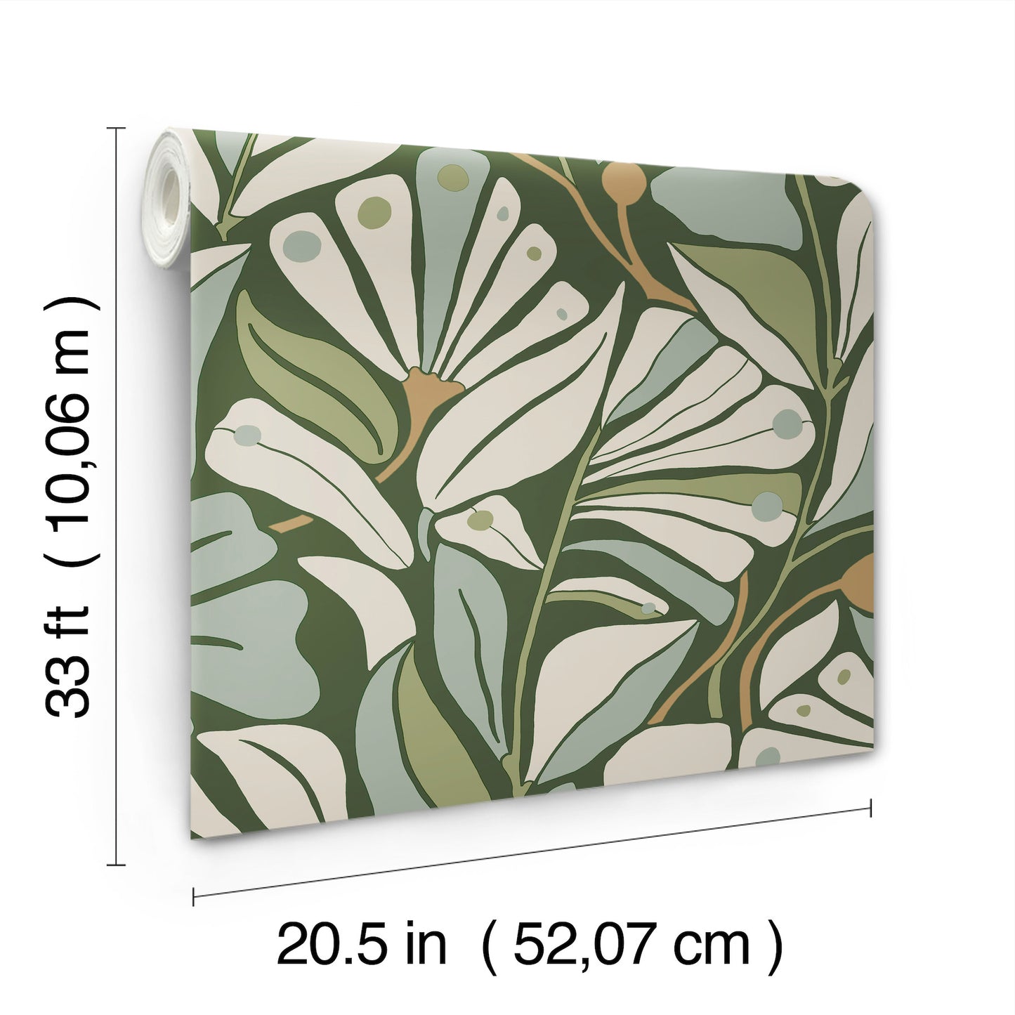York Wallcoverings Montecito Cabana Club Lush Wallpaper Coastal Botanical Greens   - MT5627