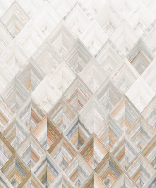 York Wallcoverings York Wallcoverings Diamond Parquet Orange Wall Mural   Oranges   - MU0215M