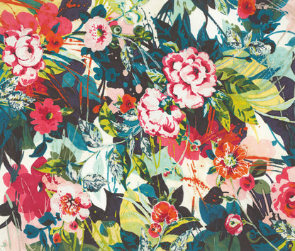 York Wallcoverings Mural Resource Library Pop Floral Bright Wall Mural      - MU0217M