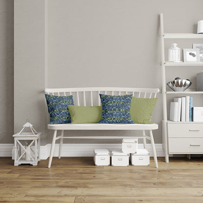 NICHOLASJOHN INC NJ-MULLY Blue Contemporary   Fabric - NJ25-2341