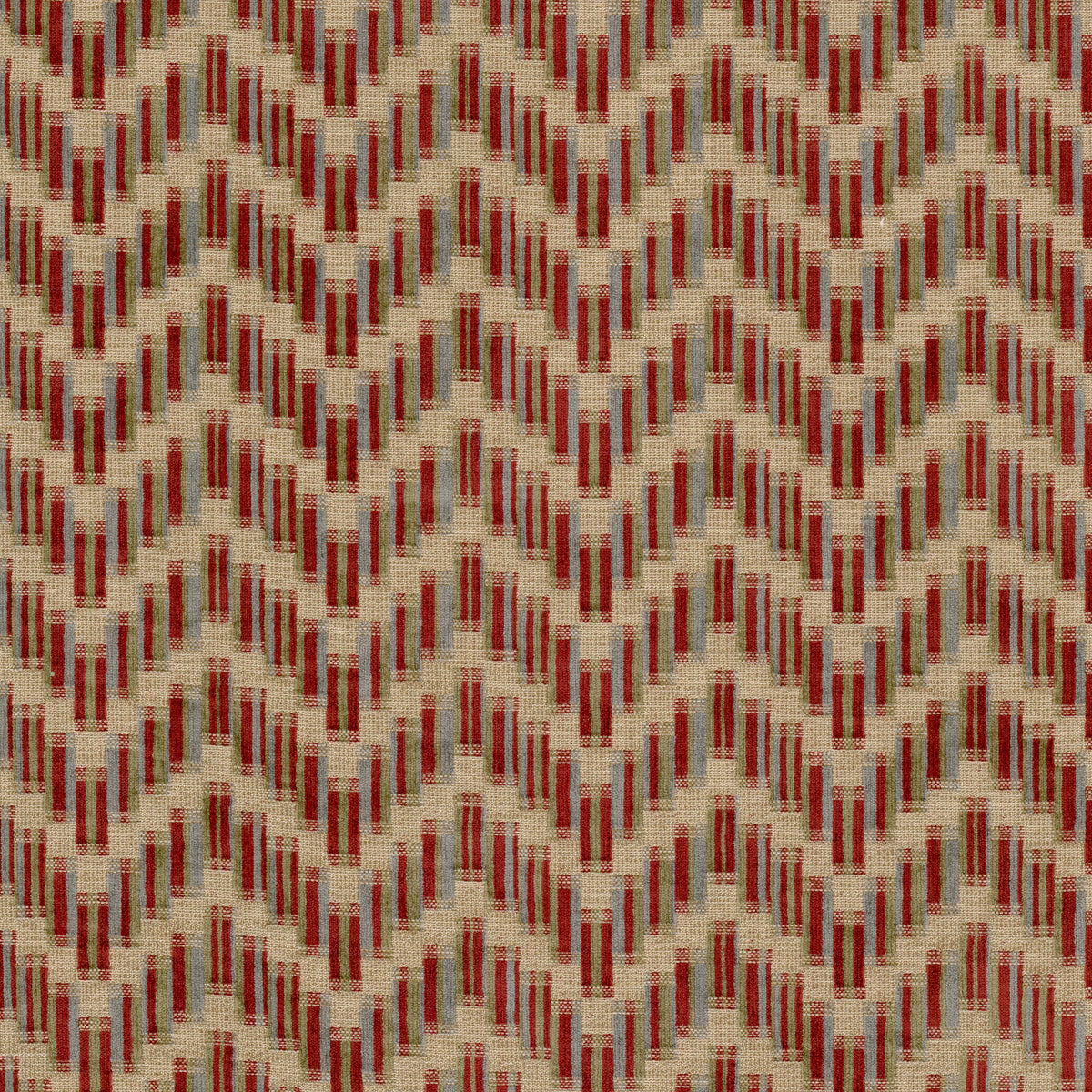 STOUT TEXTILES  UPHOLSTERY,WOVENS TRANSITIONAL,, FLAMESTITCH GARNET   - MUSI-1