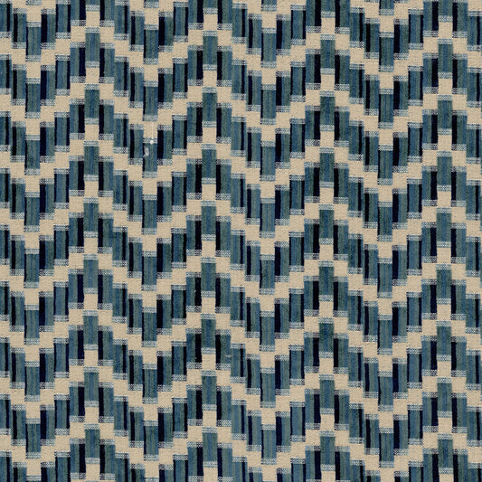 STOUT TEXTILES  UPHOLSTERY,WOVENS TRANSITIONAL,, FLAMESTITCH BLUEBERRY   - MUSI-2