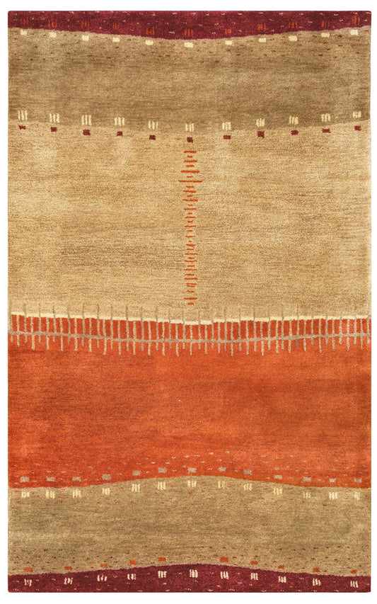 Mojave rug, rustic lodge style, 8' x 10'.