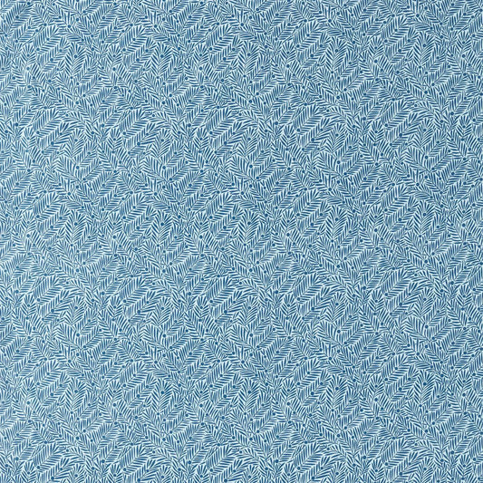 MORRIS & CO Yew & Aril Fabric Leaves , Trees Indigo   - MVOF227227