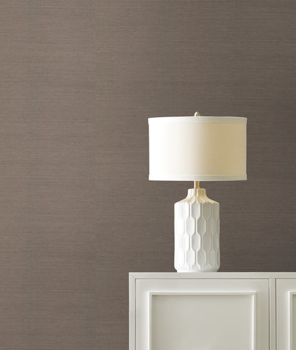 York Wallcoverings Astoria Maguey Sisal Warm Grey Wallpaper Traditional Grasscloth Greys   - MW9270NWFD