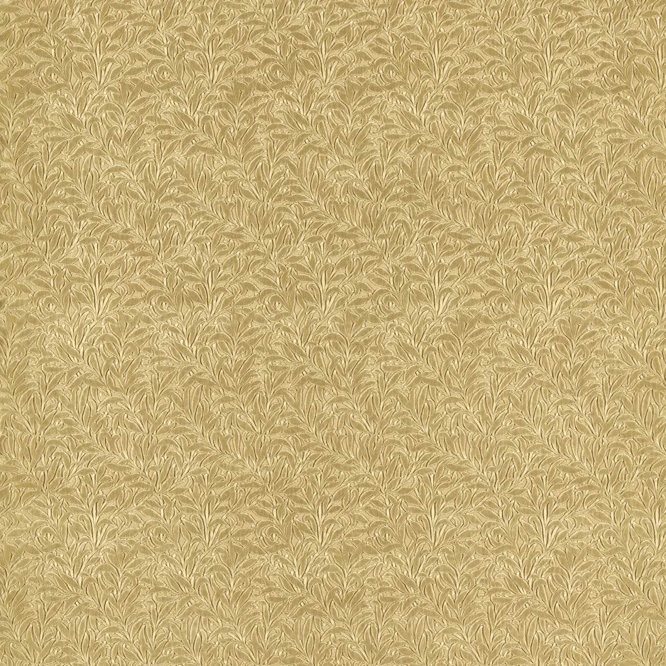 MORRIS & CO Willow Boughs Caffoy Velvet Fabric Leaves , Trees Citrus Stone   - MWAR237287